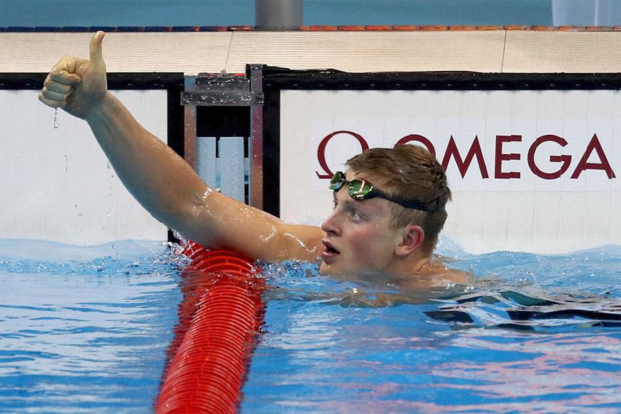 Britain's Adam Peaty Sets World Record in Men's 100m Breaststroke