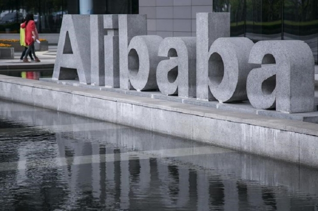 Alibaba rises 5.4 per cent after the Chinese e-commerce giant posts a 59 per cent jump in quarterly revenue. — Reuters file pic