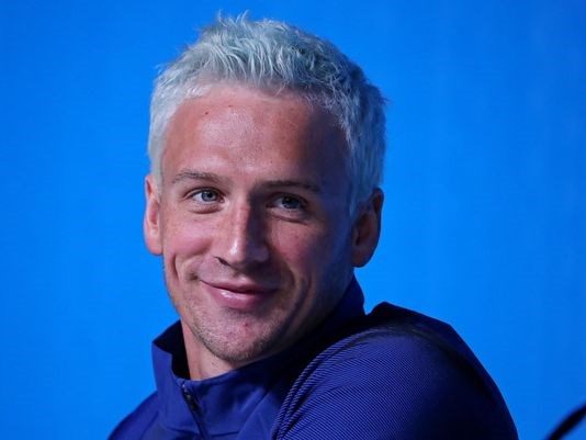 American Ryan Lochte won his first medal of the 2016 Olympics with the men's 4x200 freestyle relay