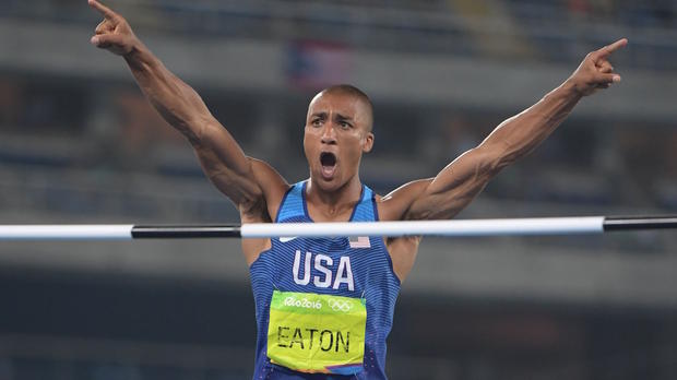 Ashton Eaton is trying to repeat in the decathlon. 
                    USATSI