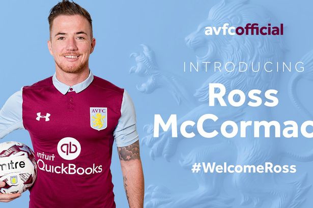 Ross Mc Cormack signs for Aston Villa