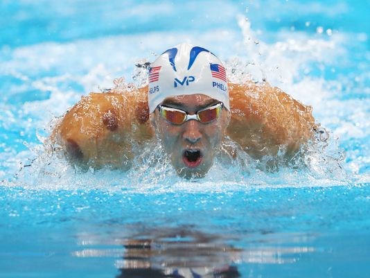 So, what are those marks on Michael Phelps' body?