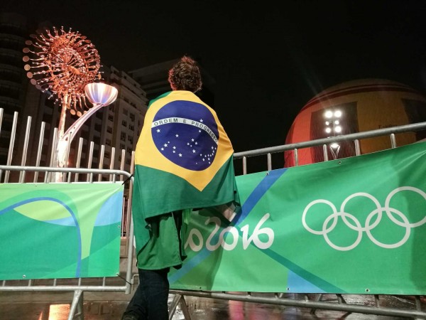 Brazilians bid farewell to the Games as the torch leaves Rio for Tokyo in 2020