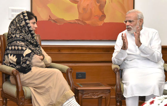 Amid Kashmir unrest, CM Mehbooba Mufti to meet Narendra Modi on Saturday