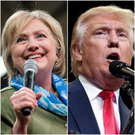 Trump rebukes racism claims as Clinton warns of radicalism