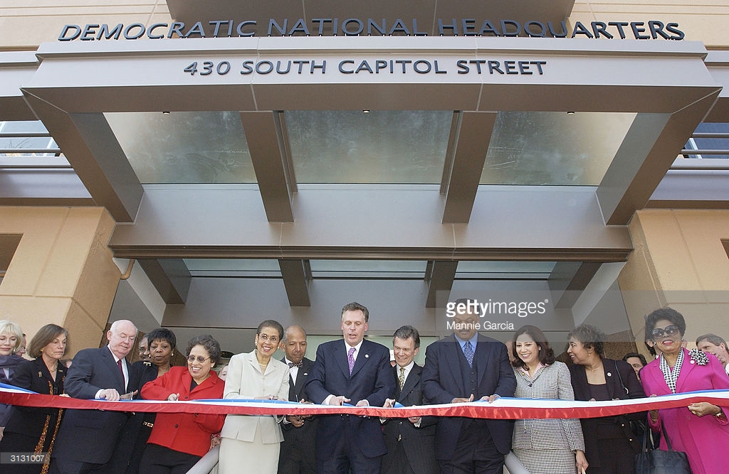 WASHINGTON- MARCH 25 The newly remodled Democratic National Committee building was opened in Washington D.C. today