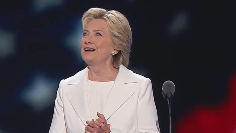 Hillary Clinton DNC acceptance speech adoration 07282016