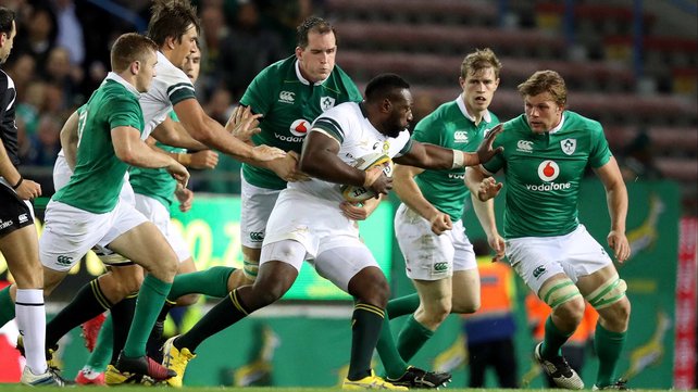 Tendai Mtawarira in action against Ireland earlier in the summer