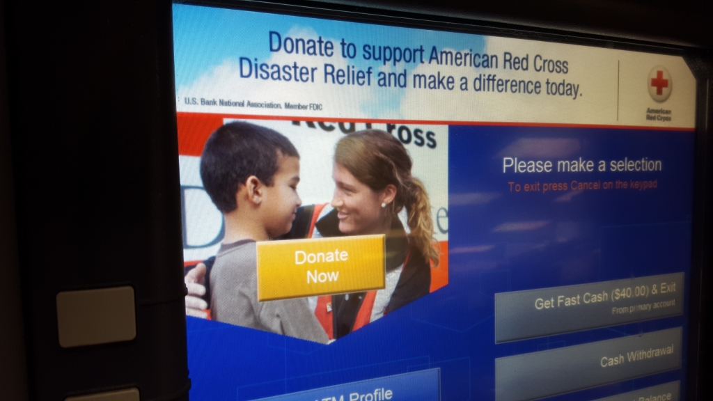 Donate to Louisiana flood relief efforts – using an ATM   
   
   Share   


     Email