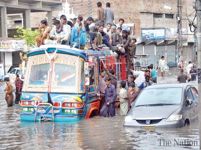 15 die as heavy rains choke Karachi Hyderabad