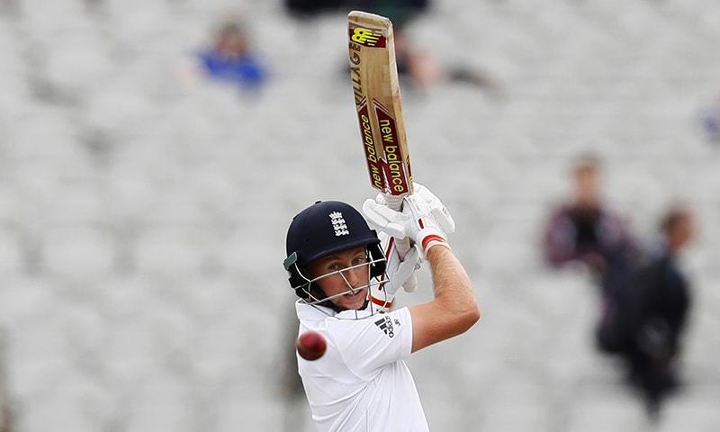 England's Joe Root in action. — Reuters