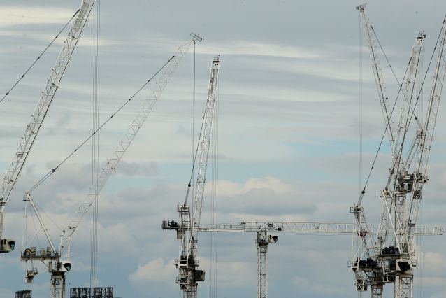 Figures show a downturn for the construction industry