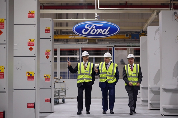 Mayor Boris Johnson Visits The News State Of The Art Ford Production Line