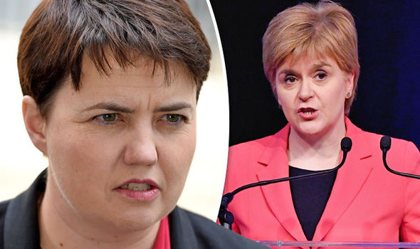 Nicola Sturgeon Ruth Davidson Scotland politics Brexit independence