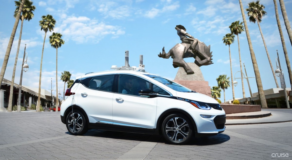 GM testing Cruise's self-driving tech with Bolt EVs on Arizona roads