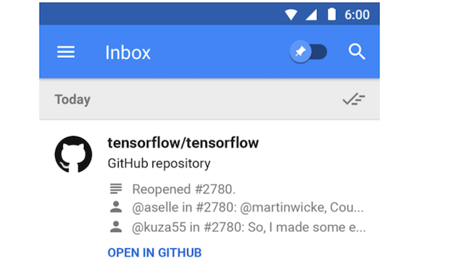 Inbox for Gmail gets smarter handling for Trello, GitHub and Google News alerts