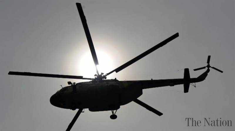 Copter crew returns home safely