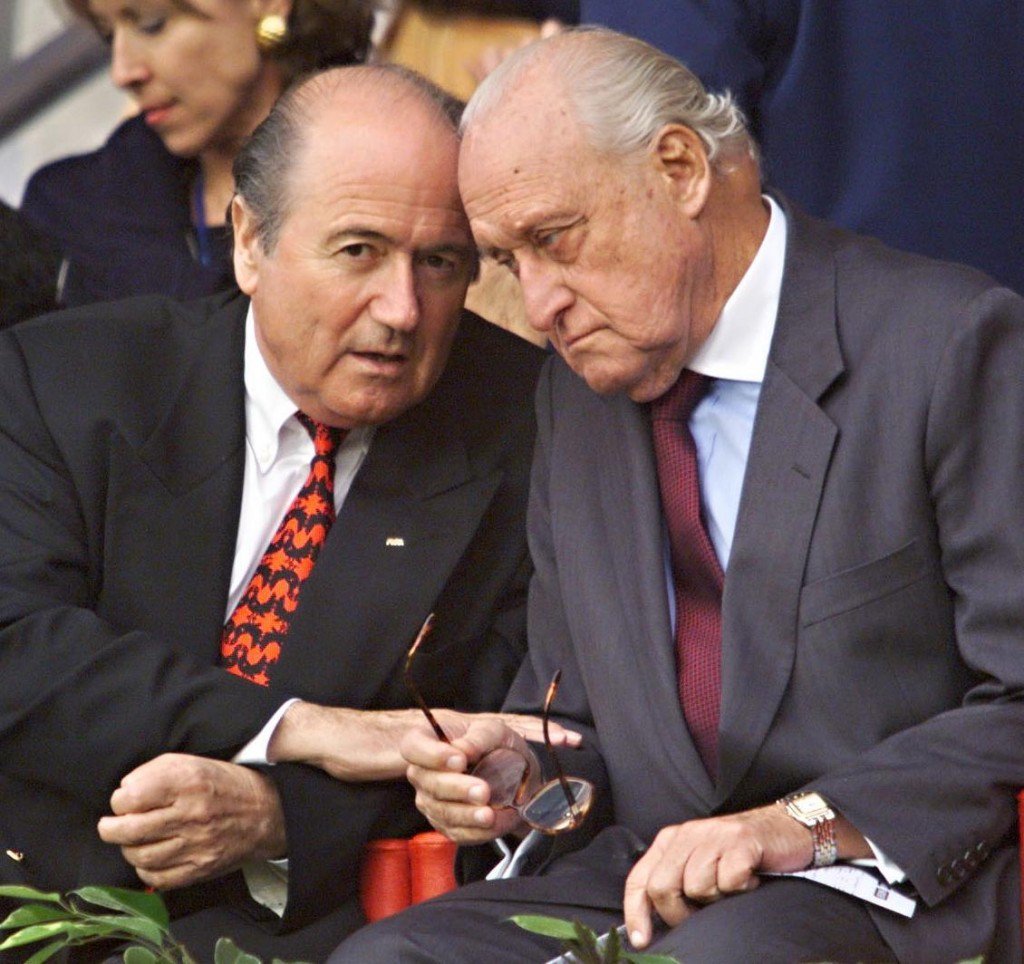 João Havelange served as FIFA President for 24 years before being replaced by Sepp Blatter