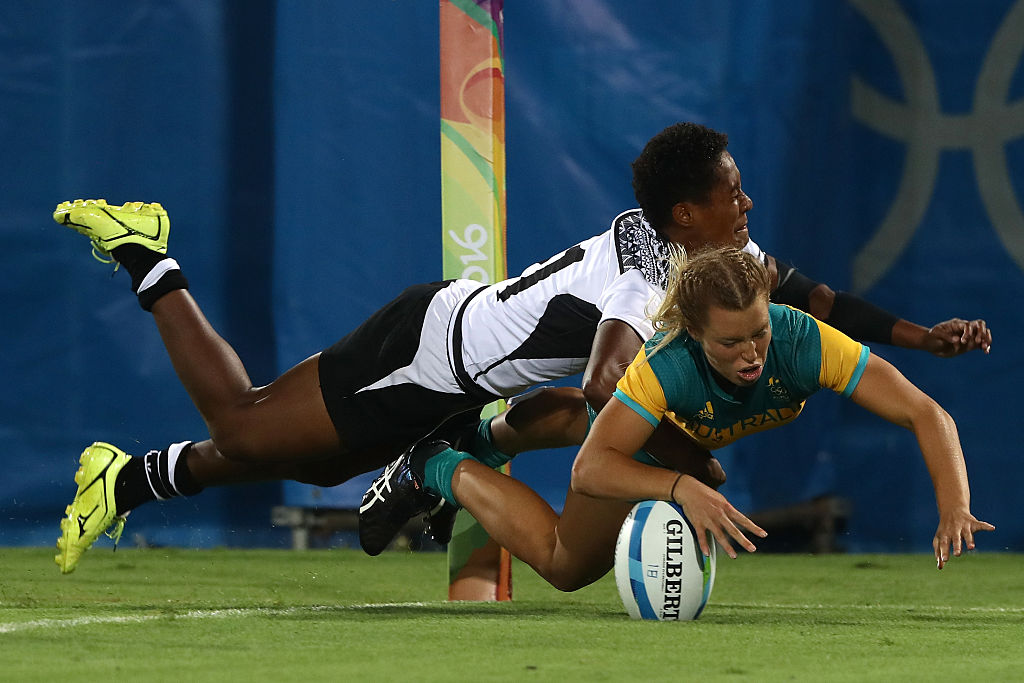 France wins first-ever Olympic rugby sevens match