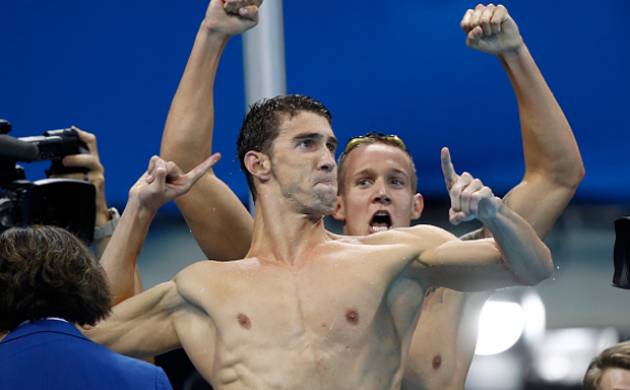 Michel Phelps Gold medal relay Rio Olympics 2016 Swimming