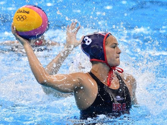 Kiley Neushul and the U.S. women's water polo team will play for gold on Friday