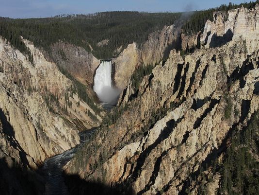 Lower Falls of the Yellowstone National Park