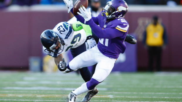 Andre Smith getting his number called by Minnesota Vikings