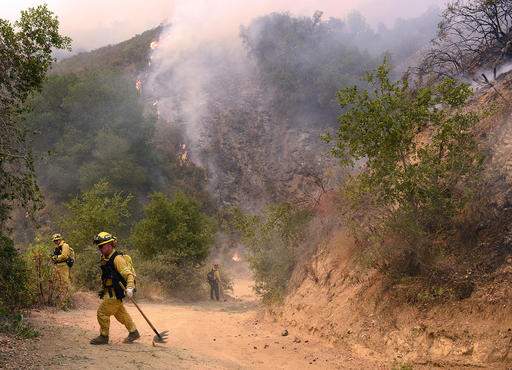 The Latest: Crews boost control over central California fire