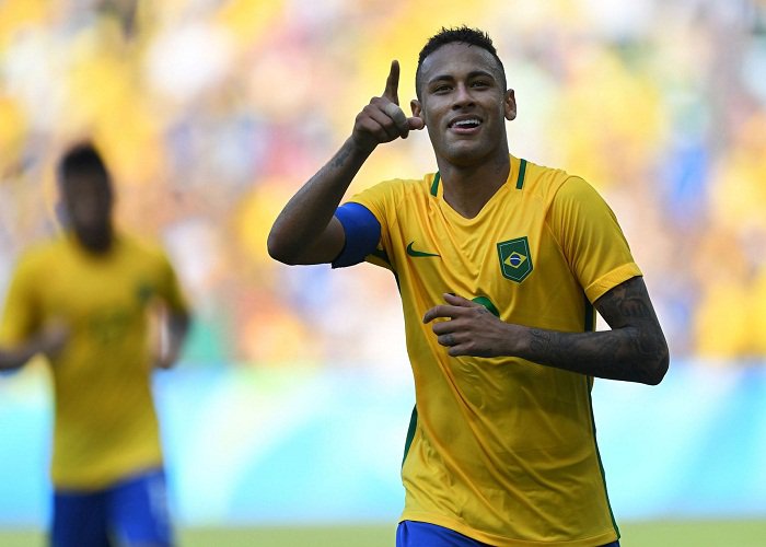 Neymar Brazil U23 6-0 Honduras U23 Olympics-Mens-Football-Semi-Final