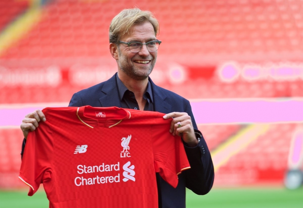 Liverpool's new manager Jürgen Klopp during