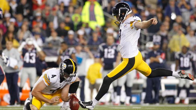 Pittsburgh Steelers kicker Garrett Hartley