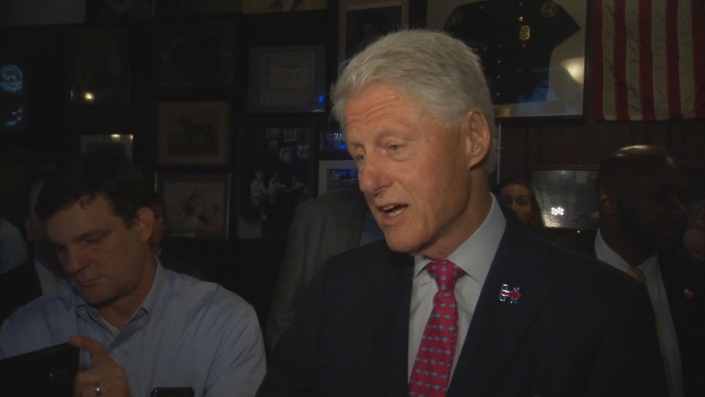 President Bill Clinton was in Atlanta on Wednesday