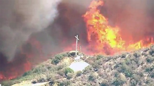 LA area wildfire copy