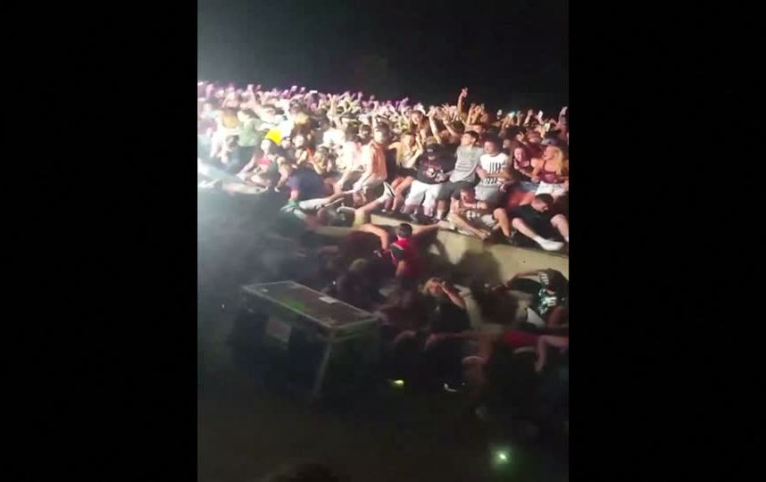 Several injured in fence collapse at concert in Camden