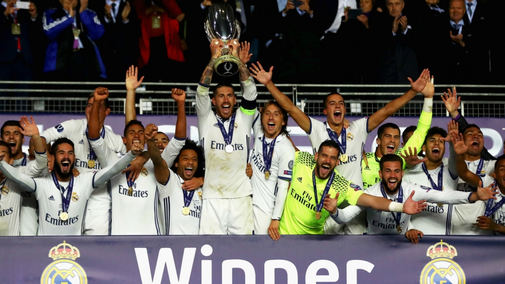 Ramos revels in Real Madrid's extra-time Super Cup victory