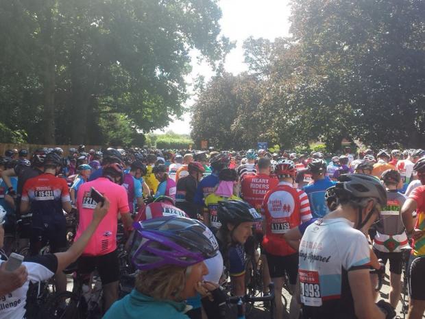 RideLondon-Surrey: Air ambulance called to cycle race