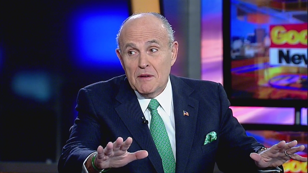 Rudy Giuliani speaks on behalf of Donald Trump at YSU