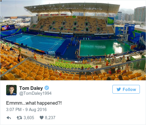 Tweet by @Tom Daley