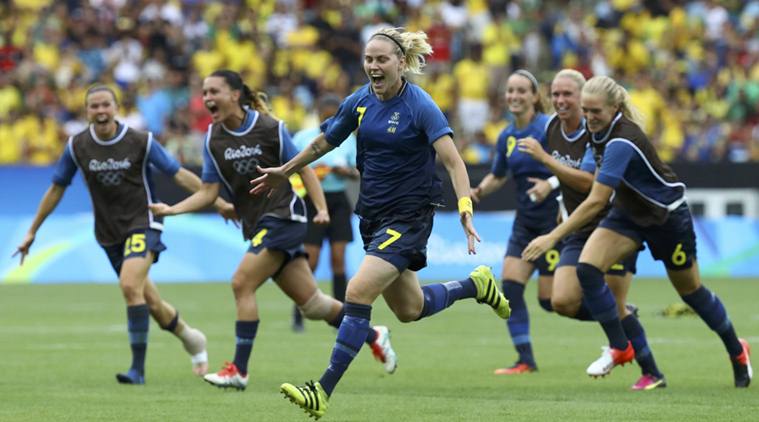 Sweden vs Brazil Brazilvs Sweden. Swden women football team Brazil football team Sweden vs Brazil score Rio 2016 Olympics Rio Games Sports news Sports