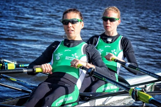 The Ireland lightweight women's double are set to compete on Monday