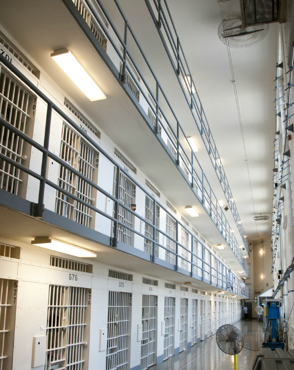 Cell block at St. Cloud prison