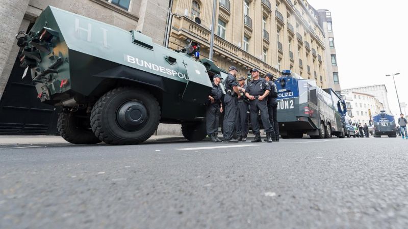 Tension as pro Erdogan rally holds in Germany