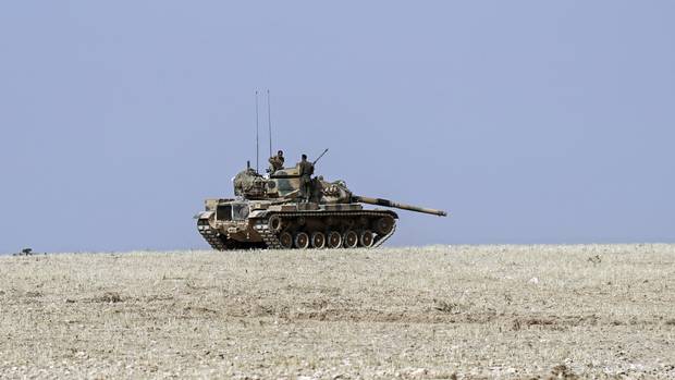 Turkey sent tanks across the border to help Syrian rebels retake the key Islamic State-held town of Jarablus