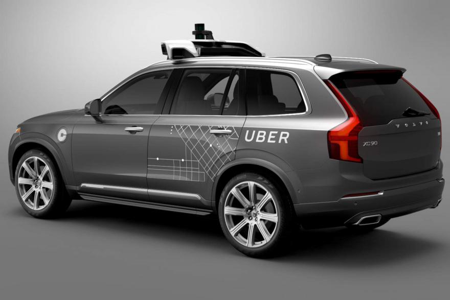 Uber self driving Volvo XC90- image via