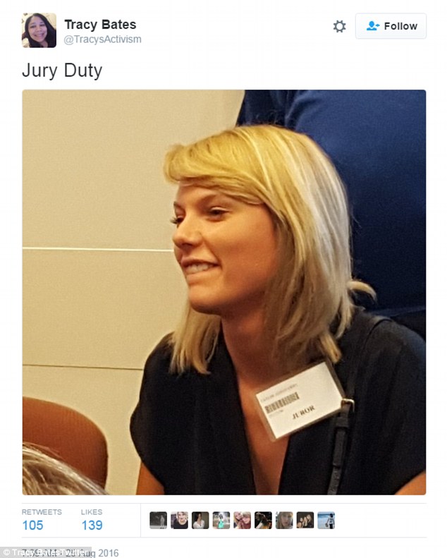 VIP in the courthouse! Taylor Swift reported for jury duty in Nashville on Monday