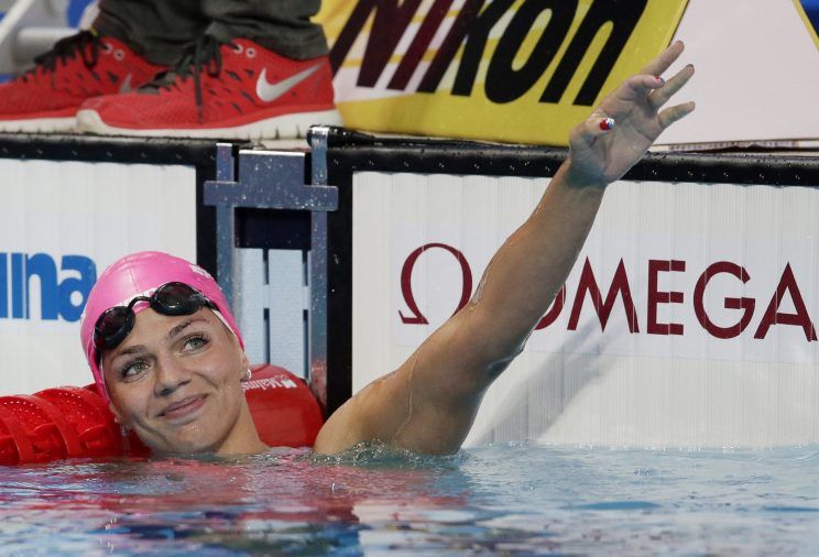 Yulia Efimova won gold in the 200 freestyle on Thursday