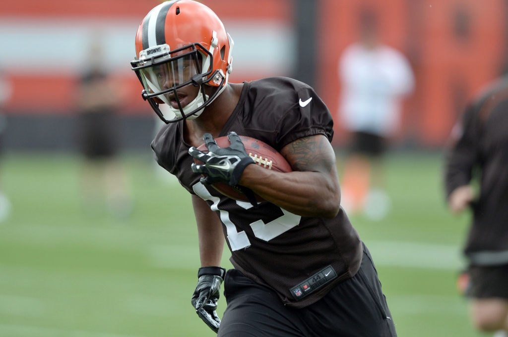 Jun 7 2016 Berea OH USA Cleveland Browns wide receiver Corey Coleman runs a drill during minicamp at the Cleveland Browns training facility. Mandatory Credit Ken Blaze-USA TODAY Sports