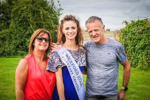 Wexford Rose Sarah Mai Fitzpatrick with her parents Josephine and Patrick