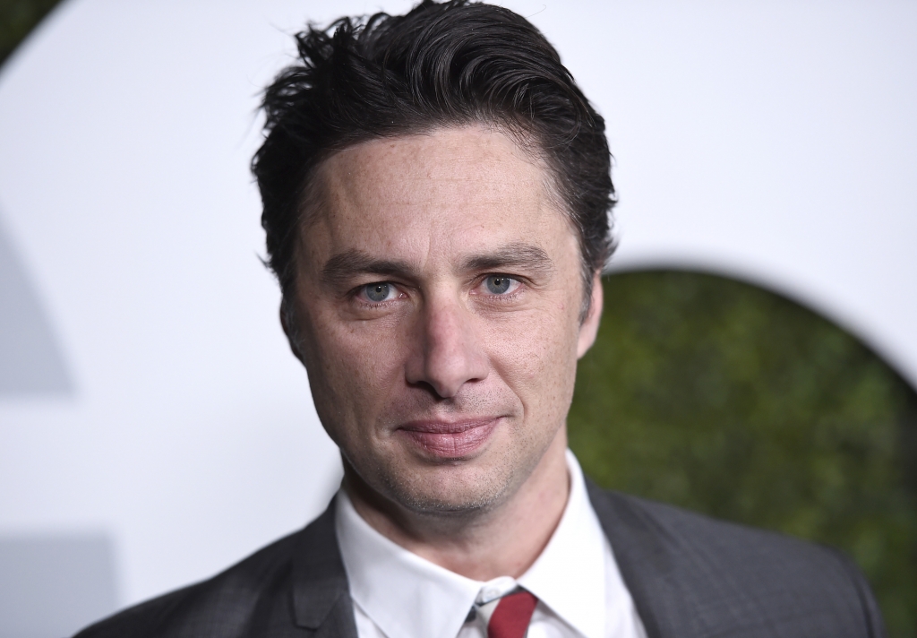 Zach Braff arrives at the GQ Men of the Year Party at the Chateau Marmont on Thursday Dec. 3 2015 in Los Angeles