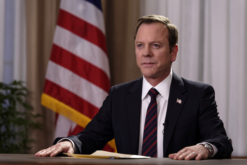 DESIGNATED SURVIVOR-'Pilot- Kiefer Sutherland stars as Tom Kirkman a lower-level cabinet member who is suddenly appointed President of the United States after a catastrophic attack on the U.S. Capitol during the State of the Union on the highly anti